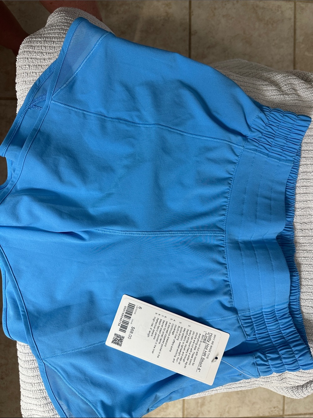NWT lululemon Hotty Hot HR short 4” Oceanwave Blue Women’s Athletic Short